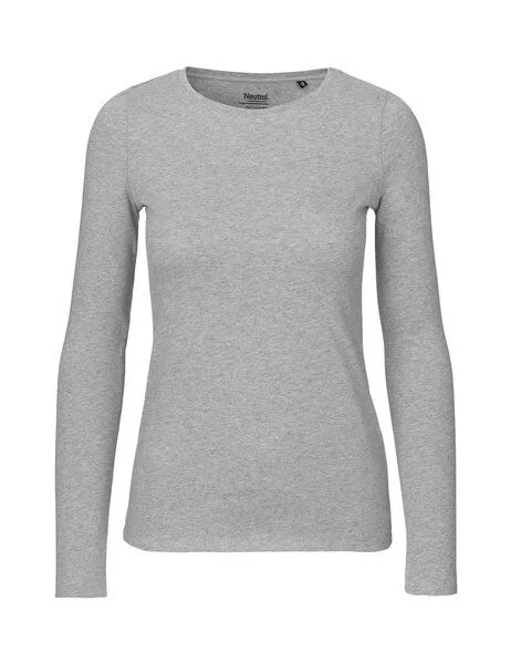 Neutral® - 3FREUNDE Neutral® - 3FREUNDE Frauen Longsleeve, Hellgrau, – Produktbild 1 von 4