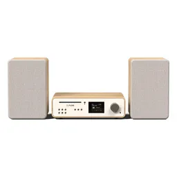 Pure Classic Stereo Cotton White/Oak Stereoanlage – Produktbild 1 von 1