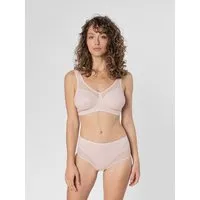 erlich textil erlich textil Anni bügelloser Mesh BH aus Bio-Baumwolle, made in Europe, Cappuccino, – Produktbild 2 von 5