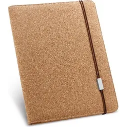 hi!dea™ SERPA. A4-schreibmappe aus Kork mit Seiten unlinierten Schreibblock, Natur, Beige, – Produktbild 1 von 1