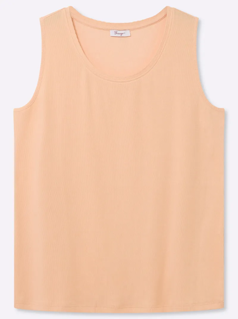 sheego Tanktop apricot, Apricot, – Produktbild 1 von 2