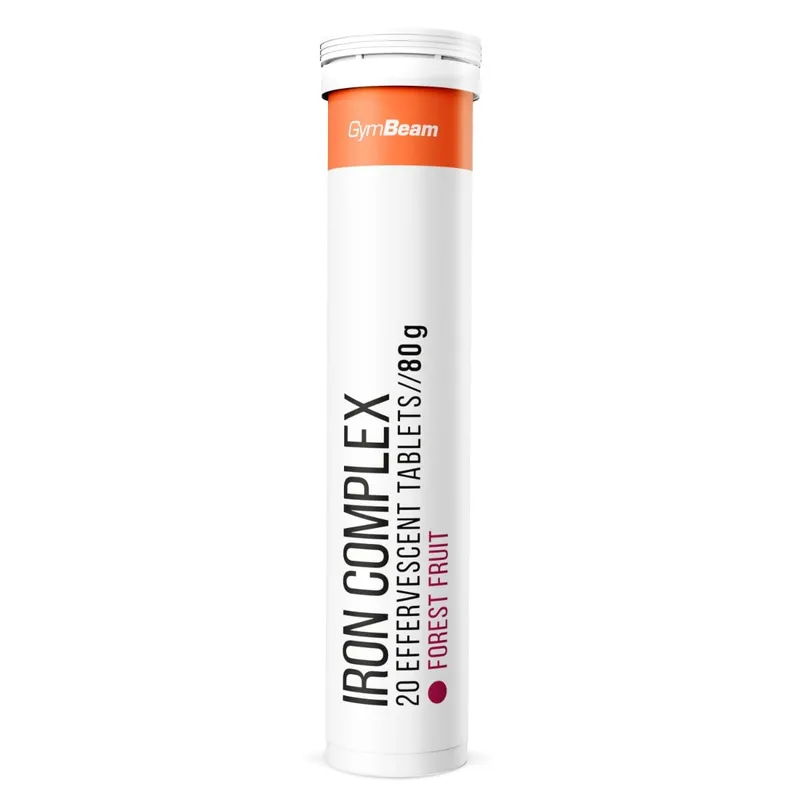 GymBeam GymBeam Sprudelnder Eisen Komplex 20 Tabletten Waldfrüchte – Produktbild 1 von 1