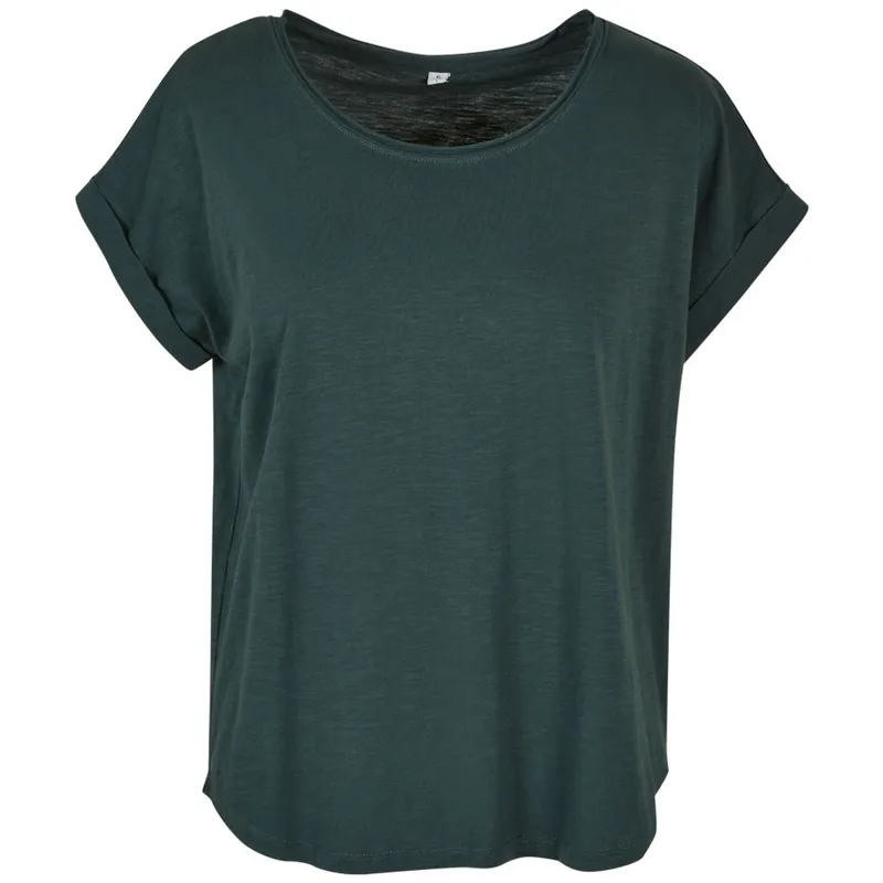 Build Your Brand Build Your Brand Build your Brand Damen Slub T-Shirt 56.0036 Gr. 2XL bottle green – Produktbild 1 von 1