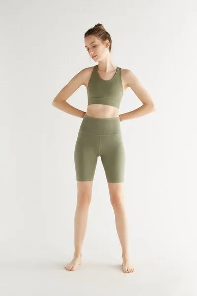 True North True North Bio-Damen-Sport-Short, Grün, – Produktbild 2 von 4