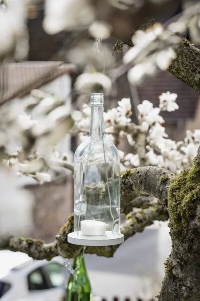 MaBe MaBe hängeWINDLICHT® aus der 1,5l Bordeauxform, Transparent, – Produktbild 2 von 4