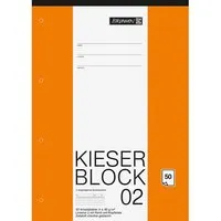 BRUNNEN BRUNNEN Kieserblock DIN A4, Lineatur 2, 80 g/m², 50 Blatt – Produktbild 1 von 1