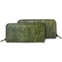 BELEAF BELEAF Großes veganes Portemonnaie "BIG LEAF" aus Blattleder, Leaf green, – Produktbild 1 von 1