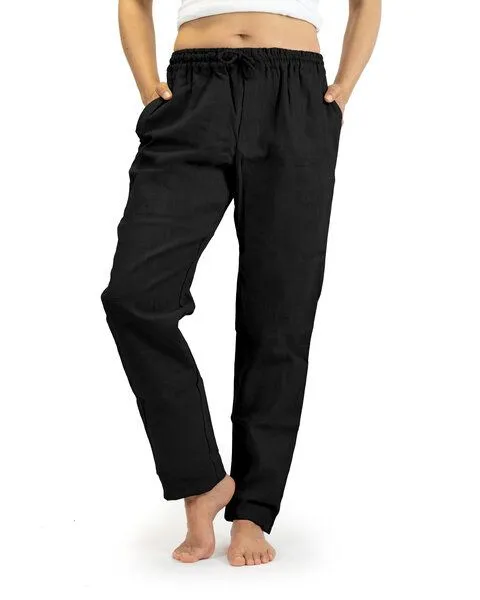 SCHAZAD Leinenhose CHINO von SCHAZAD, Schwarz, – Produktbild 1 von 3