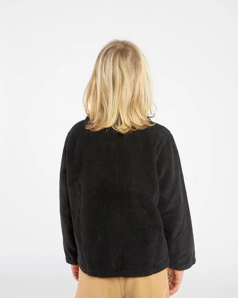 MATONA Matona Kordjacke für Kinder aus Bio-Baumwolle / Boxy Corduroy Jacket, Black, – Produktbild 2 von 4