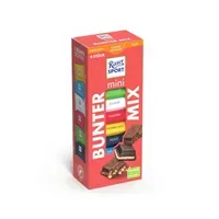 Ritter Sport Ritter Sport Mini Bunter Mix, 6 Sorten (Knusperflakes, Alpenmilch, Joghurt, Marzipan, Nugat, Haselnuss), 9 Stück, 150g – Produktbild 2 von 2