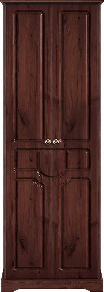 OTTO home Garderobenschrank (Made in Europe) Breite 67 cm, aus massiver Kiefer, FSC®-zertifiziert, Braun, – Produktbild 4 von 5