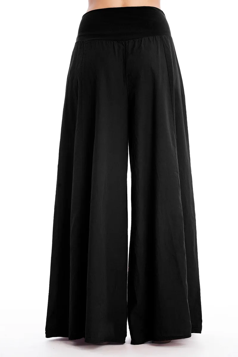 RAVENS VIEW IBIZA RAVENS VIEW IBIZA Damen vegan Hose Easy Skirt Schwarz, Schwarz, – Produktbild 2 von 2