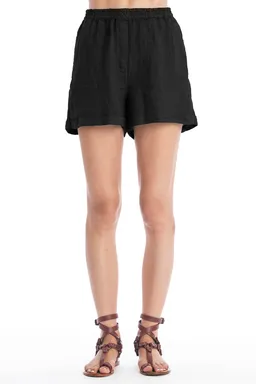 RAVENS VIEW IBIZA RAVENS VIEW IBIZA Damen vegan Shorts Creta Schwarz – Produktbild 1 von 1