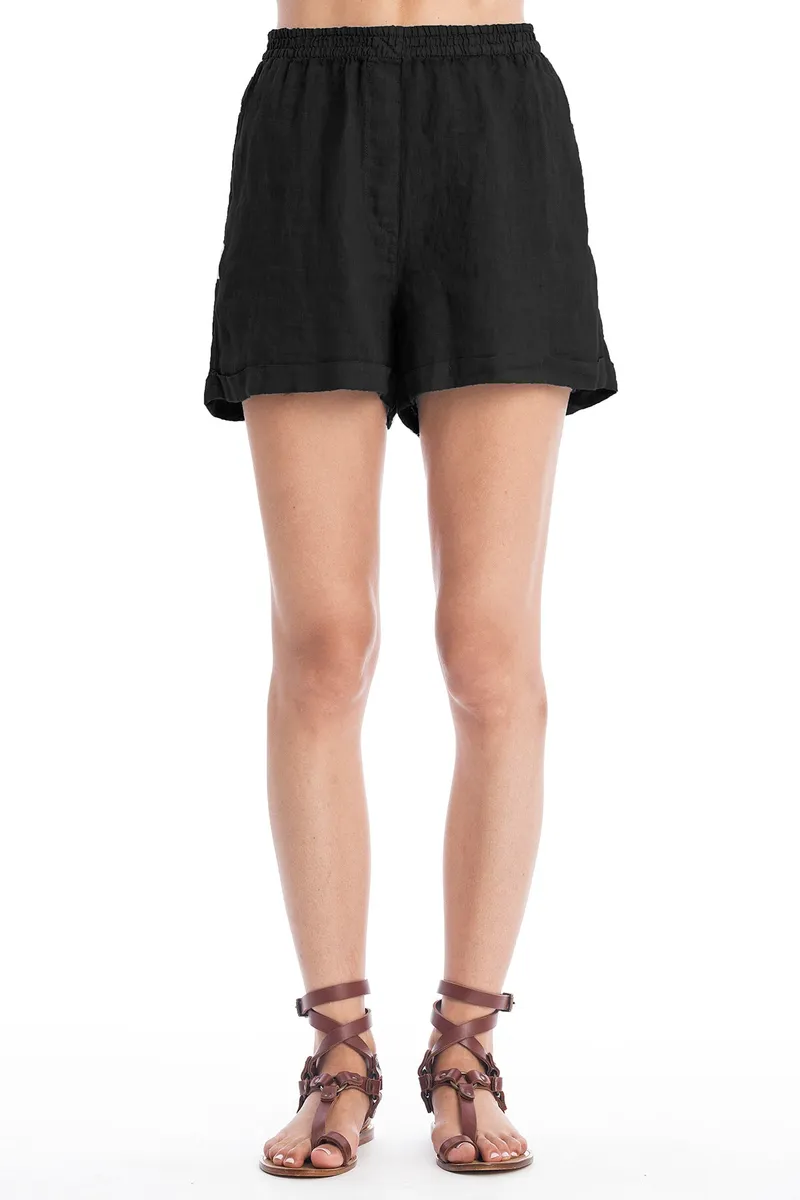 RAVENS VIEW IBIZA RAVENS VIEW IBIZA Damen vegan Shorts Creta Schwarz, Schwarz, – Produktbild 1 von 1