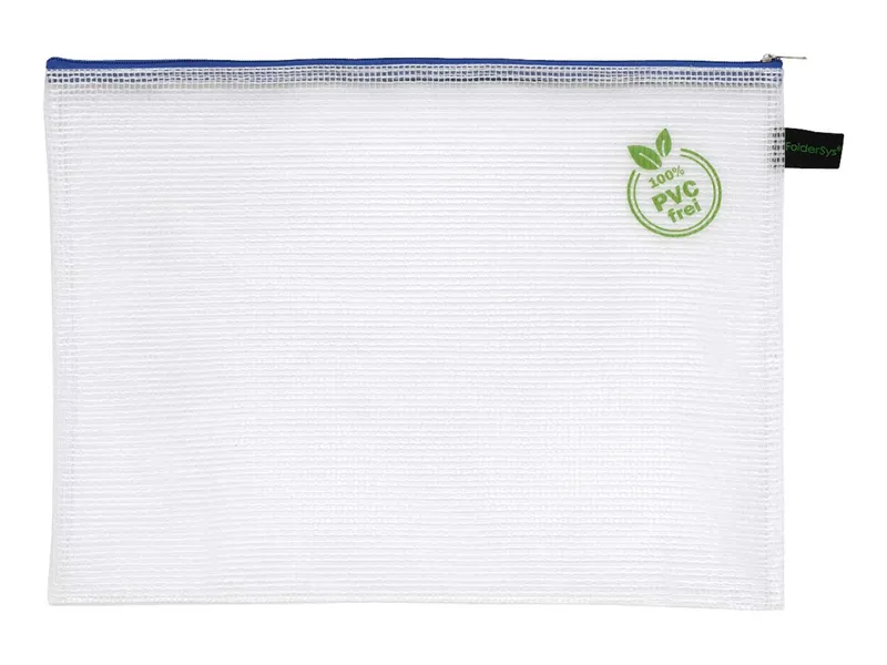FolderSys FolderSys Reißverschlussbeutel "Phat-Bag" DIN A4, Blau, – Produktbild 1 von 1
