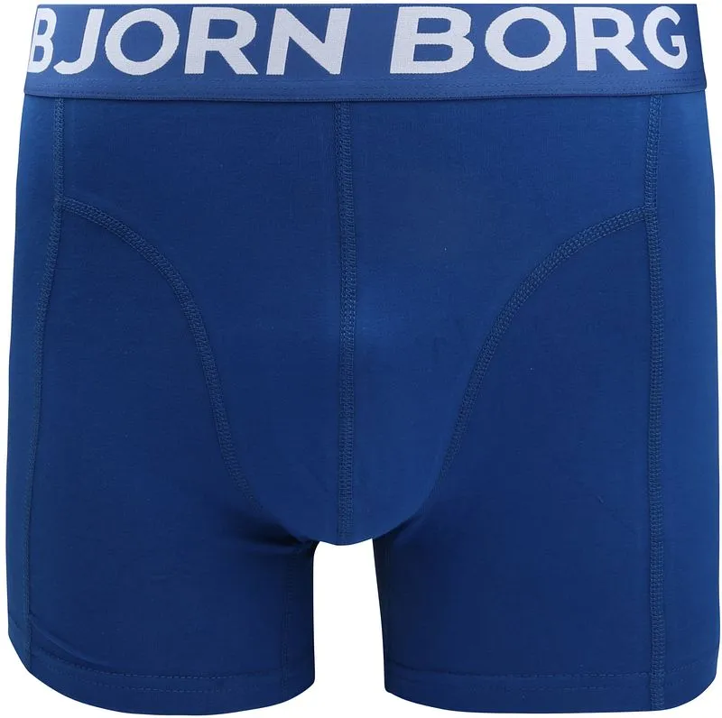 Bjorn Borg Bjorn Borg Björn Borg Boxershorts 3er-Pack Blau, Hellblau, – Produktbild 3 von 5