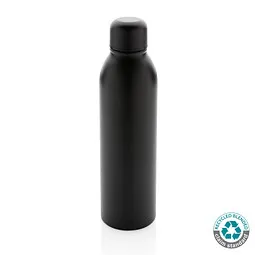 XD Collection RCS recycelte Stainless Steel Vakuumflasche, schwarz – Produktbild 1 von 1