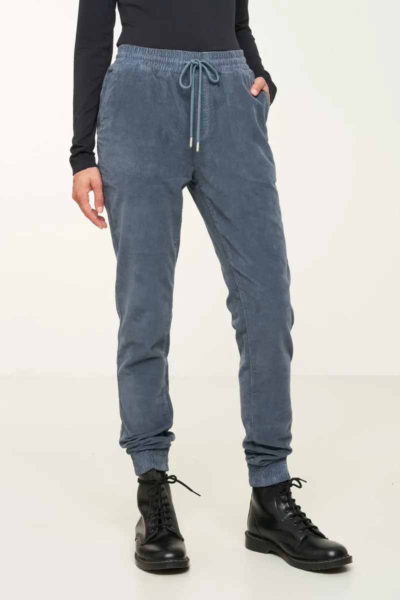 recolution Recolution Damen vegan Jogginghose Chino Chaiturus Dunkles Arktisblau, Dunkelblau, – Produktbild 2 von 2