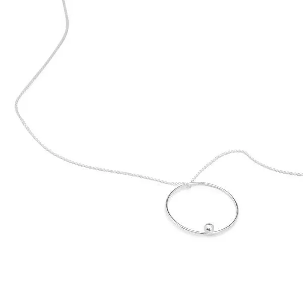 Jonathan Radetz Jewellery Jonathan Radetz Jewellery Kette EFFECT, Silber 925, Sterlingsilber, Länge 43 -53 cm, Durchmesser 30mm, Handmade in Germany, JRJ – Produktbild 3 von 4
