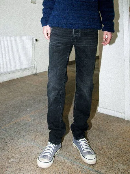 Nudie Jeans Nudie Jeans Jeans aus Biobaumwolle Steady Eddie II - Black Fog – Produktbild 2 von 4