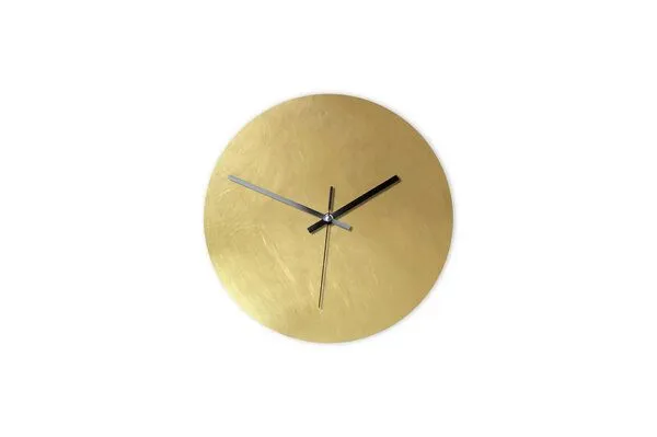 Calvill Calvill Lautlose Wanduhr aus reinem Messing – Produktbild 4 von 4