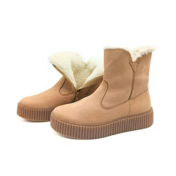 Werner 1911 Werner 1911 Stiefelette mit Warmfutter Polarfuchs, Beige (borke), – Produktbild 2 von 4