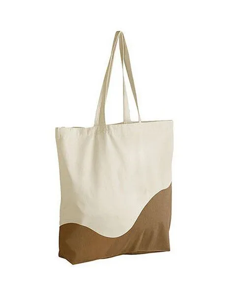 Westford Mill Westford Mill EarthAware Organic Wave Print Tasche, Natur/caramel, – Produktbild 1 von 2