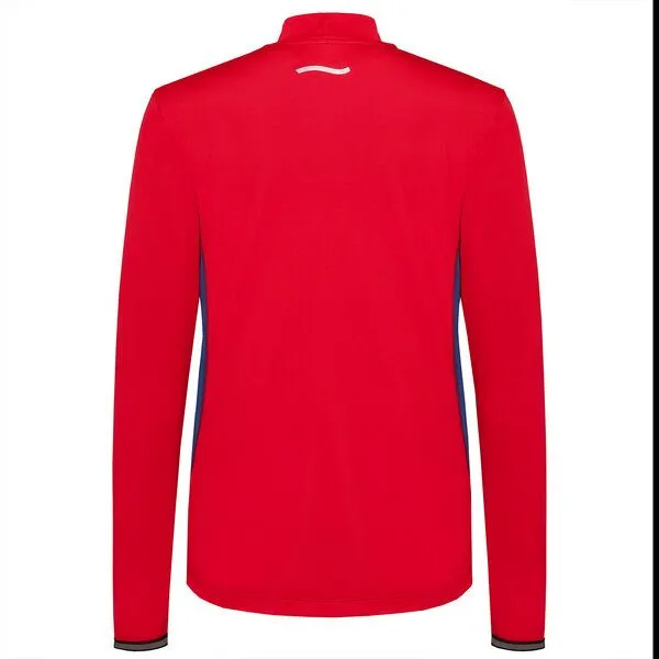 TAO Sportswear TAO Sportswear Warmes Herren Langarm Laufshirt HALVAR mit Stehkragen, Rot, – Produktbild 2 von 4