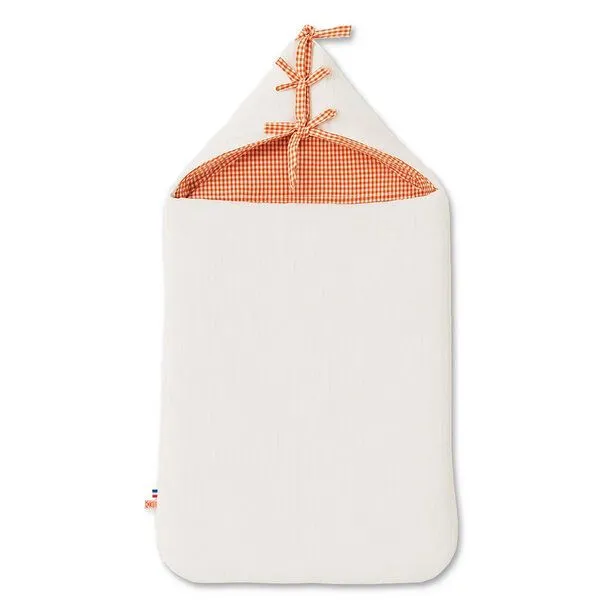 PAPATE PAPATE Babynest aus Bio-Baumwolle, Weiss, – Produktbild 1 von 3
