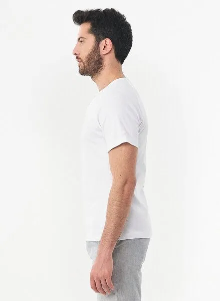 ORGANICATION ORGANICATION Henley-Shirt aus Bio-Baumwolle mit Raglanärmeln, White, – Produktbild 3 von 4