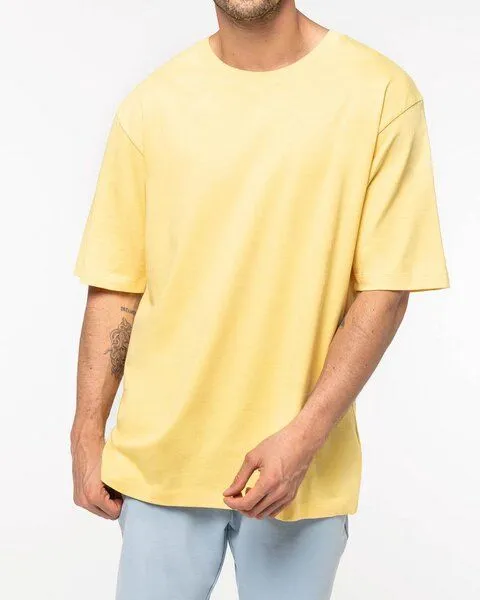 YTWOO YTWOO BioRelax Herren Oversized T-Shirt - Schwere Bio-Baumwolle, Grau, – Produktbild 2 von 3