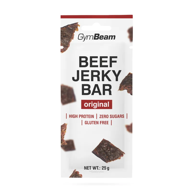 GymBeam Food GymBeam Beef Jerky Bar 25 g Original – Produktbild 1 von 1