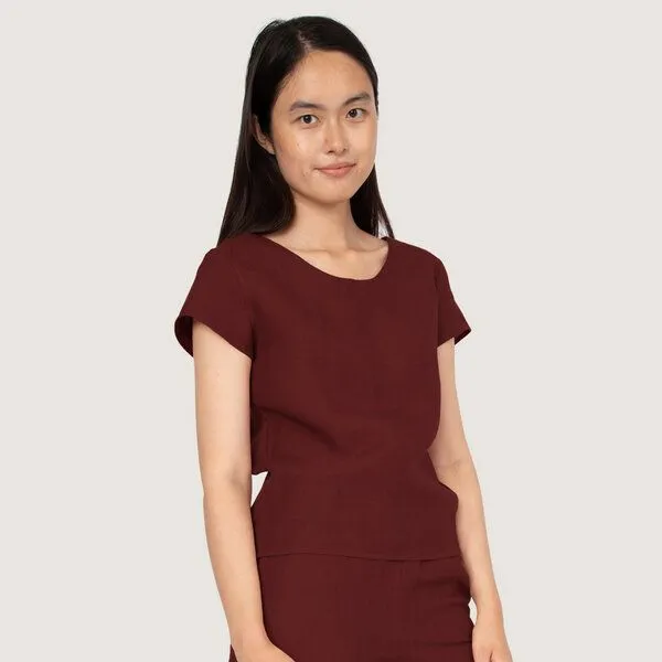 Frija Omina Frija Omina Hanf-Shirt Coube, Smaragd (grün), – Produktbild 2 von 3