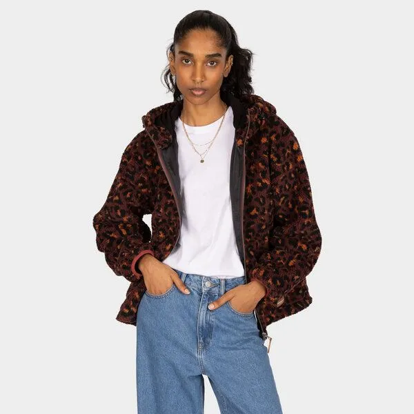 Iriedaily Iriedaily Pat Teddy Jacket, Leo brown (mehrfarbig), – Produktbild 2 von 4