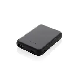 XD Collection Stellar 5.000mAh 5W magnetische Powerbank aus RCS rec. ABS, schwarz, Schwarz, – Produktbild 1 von 1