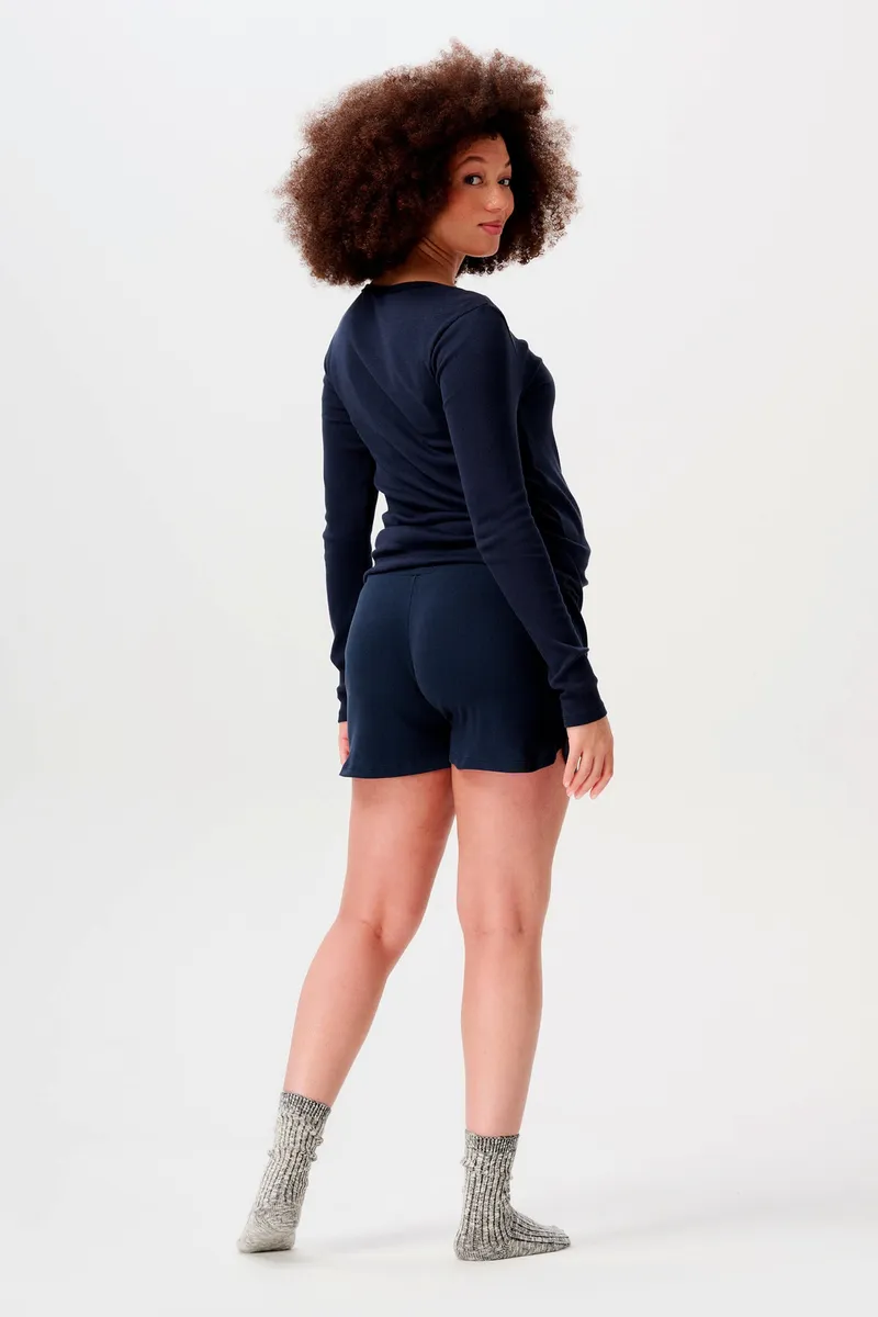 Noppies Maternity Schlafshort Jada, Blau, – Produktbild 3 von 3