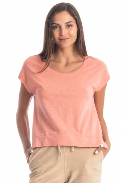 RAVENS VIEW IBIZA RAVENS VIEW IBIZA Damen vegan Top Efeu Korallenlehm, Pfirsich, – Produktbild 2 von 2