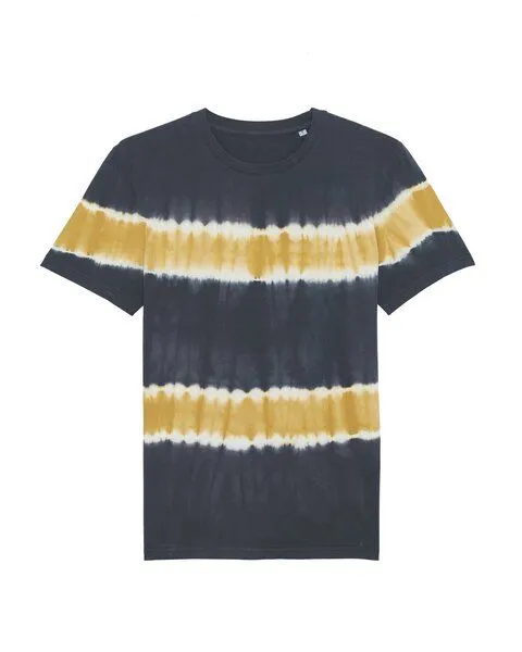 YTWOO YTWOO Damen und Herren T-Shirt bedruckt aus 100% Bio-Baumwolle, Grau-gelb, – Produktbild 1 von 4
