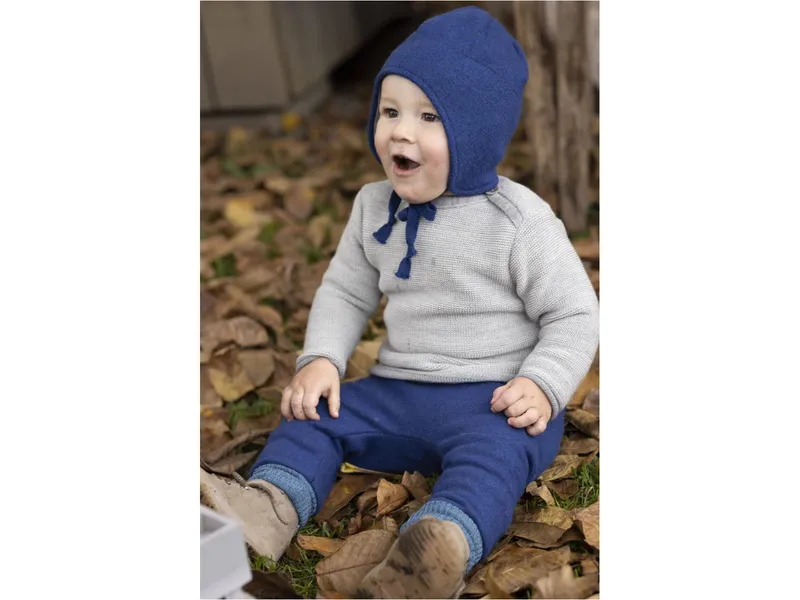 Disana Disana Baby und Kinder Pullover Bio-Merinowolle melange-hellgrau Gr. 86/92, Grau, – Produktbild 2 von 2