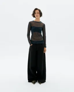 thinking mu Thinking MU Damen vegan Hose Weites Bein Hedda Schwarz – Produktbild 1 von 1