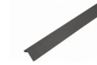 woodstore24 BPC / WPC Abschluss L Winkel, 38 x 50 x 2400 mm, grau – Produktbild 1 von 1