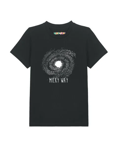 watabout.kids watabout.kids T-Shirt Kinder Milky way, Black, – Produktbild 1 von 2