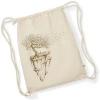 Life Tree Life-Tree Stringbag aus Biobaumwolle Fairwear "Maple Island" für in Grün/Blau/Weiß/Rot, Weiß, – Produktbild 1 von 1