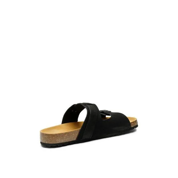 Grand Step Shoes Grand Step Shoes Pantoletten Luca aus Nubuk Leder, Black (schwarz), – Produktbild 4 von 4