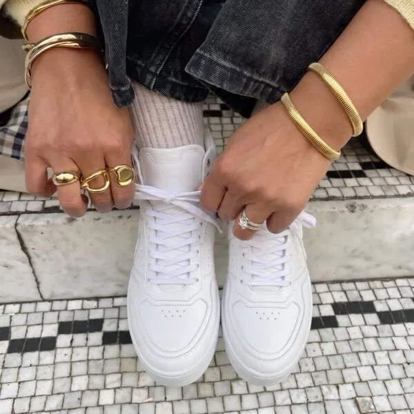 Ashoka Paris Ashoka Paris Mateo High-Top Sneaker Weiß, Biobasiert & Recycelt – Produktbild 5 von 5