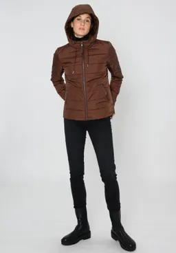 THOKKTHOKK ThokkThokk Damen vegan Jacke Classic Deep Mahagoni Braun – Produktbild 1 von 1