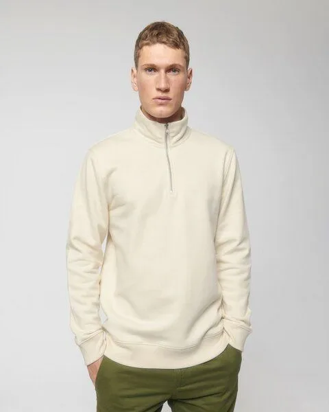 Kultgut Biofair - Softer gemütlich-weicher Pullover mit Zip / Kultgut, Natur, – Produktbild 1 von 4