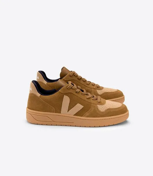 Veja Veja Sneaker Herren - V-10 Suede, Camel desert, – Produktbild 1 von 3