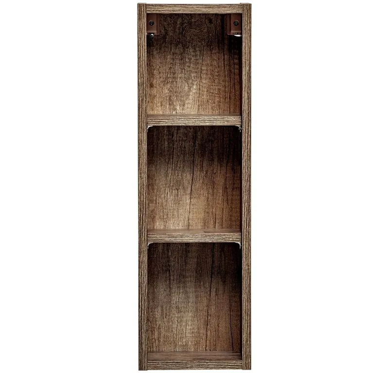Lomadox Badregal PUEBLA-56, Regal Hängeregal Regalschrank in Vintage Oak, B/H/T ca. 20/65/15 cm, Braun, – Produktbild 4 von 5