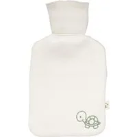 Grünspecht Wärmflasche aus Naturlatex mit Bio-Baumwolle Bezug Schildkröte Maße 18 x 31 x 2 cm, Fassungsvermögen 0,8 l – Produktbild 1 von 1